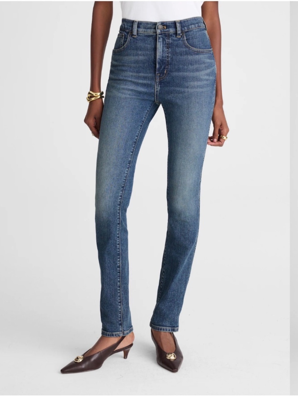 NWT Madewell Pencil Jean Concho Wash size 25